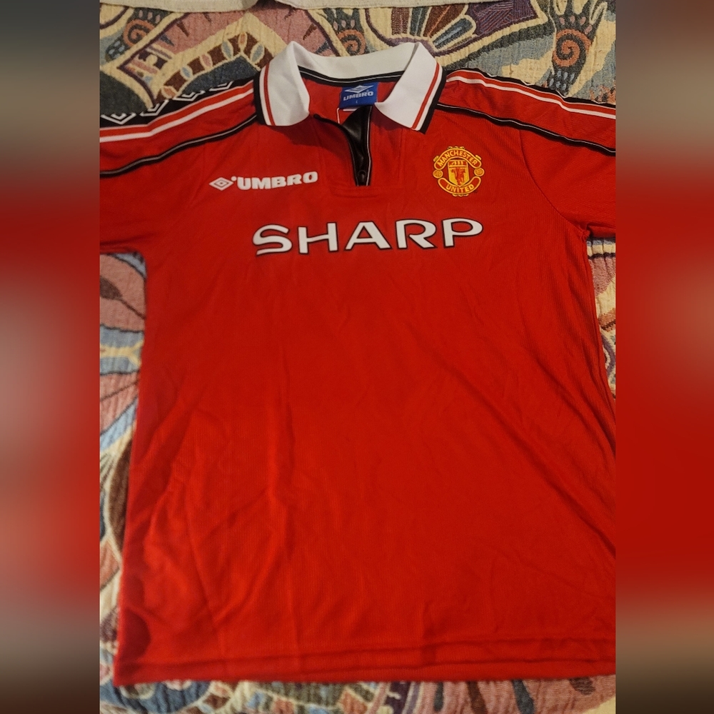 Manchester utd david beckham retro jersey